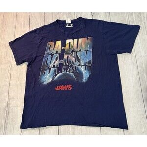 Jaws Da-Dum Da-Dum Da-Dum Graphic T Shirt Officially Licensed Size XL